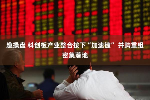 趣操盘 科创板产业整合按下“加速键” 并购重组密集落地